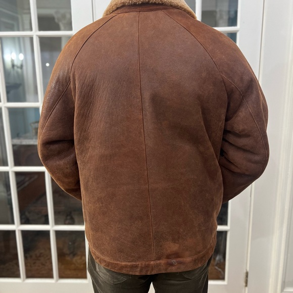 Aston New York 100% Genuine Shearling Leather Jacket - Picture 5 of 9